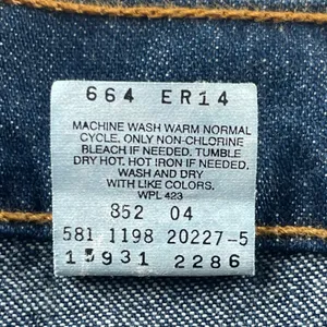 Vintage 90s Levi's 664 Jeans USA Made High Rise Mom Tapered Denim 30x28‎ 12 M thumbnail 9