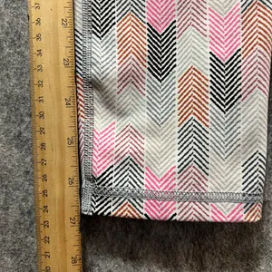 Victoria's Secret Victoria Sport Chevron Print Athletic Leggings Workout Yoga Pants‎ Pink Gray L thumbnail 3