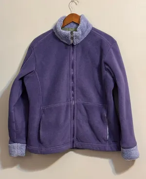 Vintage Patagonia Synchilla Women’s XL Purple Fleece Jacket Costa Rica thumbnail 1