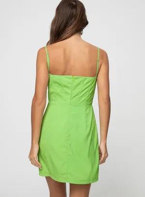 Princess Polly Alano Mini Dress Green thumbnail 3