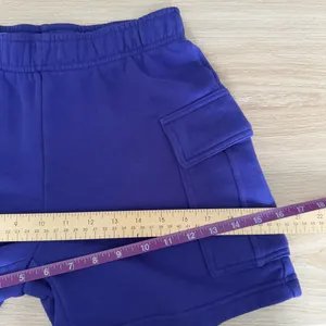 Aritzia TNA XS NEW Cozy‎ Fleece Cargo Shorts Electric Purple Comfy Lounge thumbnail 7