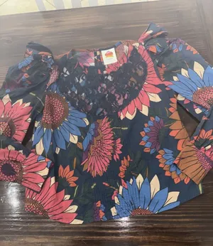 FARM RIO Blouse Womens Floral Top Tropical Boho Anthropologie XS thumbnail 1