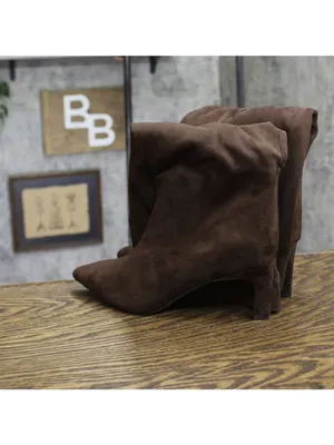 A New Day Justice Mid-Calf Boots with Memory Foam Insole 94568887 Brown 6M thumbnail 3