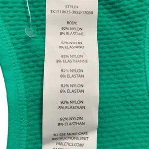 Fabletics Delta Tank Green Racerback Smooth Operator Yoga Pilates Top‎ Small thumbnail 11