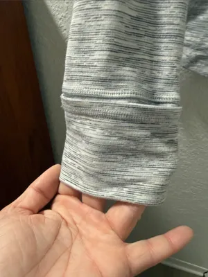 🍋 LULULEMON Women’s Grey Space-Dye Full-Zip Jacket Size 4 W4ACYS thumbnail 4