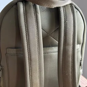 Dagne Dover Dakota Neoprene Backpack Medium Dark Moss Green Laptop Bag thumbnail 5