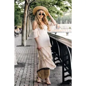 Lulu’s keepsake the label NWT All Time High Nude Lace Off-the-Shoulder Dress thumbnail 5