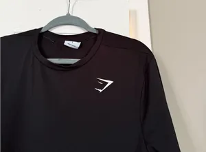 Gymshark Long Sleeve Black Workout Top thumbnail 2