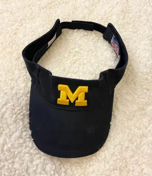 Captains Collection Michigan wolverines visor Blue thumbnail 1