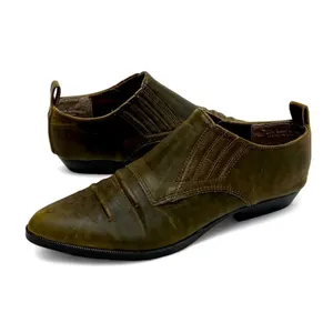 Premier Low Top Cowboy Boot in Olive Brown Size 7.5 thumbnail 13