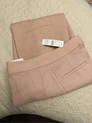 NWT J Crew Kate straight-leg pant in stretch linen blend Item BF407 thumbnail 3