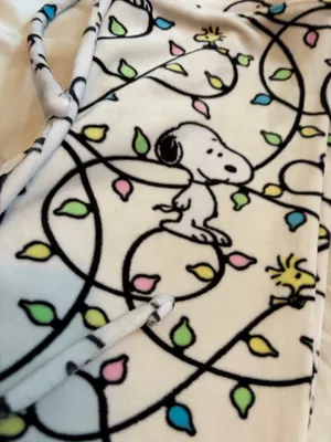 American Eagle snoopy Christmas pj pants  thumbnail 2