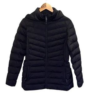32 Degrees Women's Classic Black Puffer Jacket Hooded Size L thumbnail 1