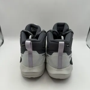 Salomon Elixir Activ Mid Waterproof Hiking Boots Shoes Womens Sz 9.5 Gray White‎ thumbnail 3