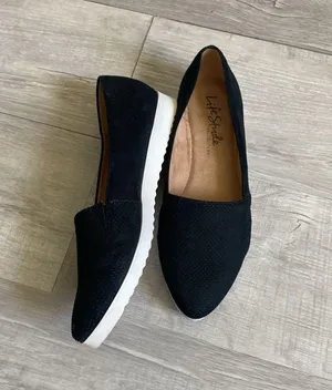 Life Stride Black & White Flats thumbnail 1