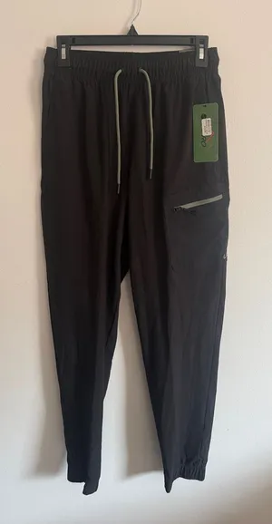 UNIPRO Sports black Q-Wick dry jogger pants thumbnail 1