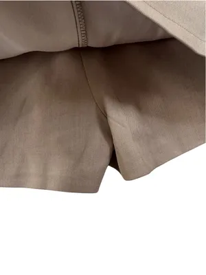 NWT Peppermayo Mirna Micro Skort Low Rise Skort in Taupe Marle Size 6 thumbnail 8