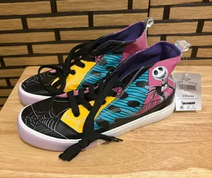 Ground Up Disney Nightmare Before Christmas High Top Lace Up Sneakers‎ Size 9 thumbnail 1