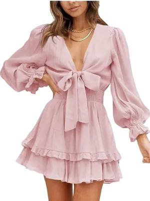 Boutique NWOT! Gorgeous‎ double layered flowey dress thumbnail 1