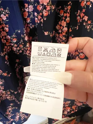 Old Navy Fit & Flare Navy Blue Dress with Pink Floral Print thumbnail 7