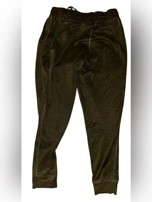 Gap GapFit Brushed Tech Jersey Joggers Dark Olive Loungewear Workout Small thumbnail 6