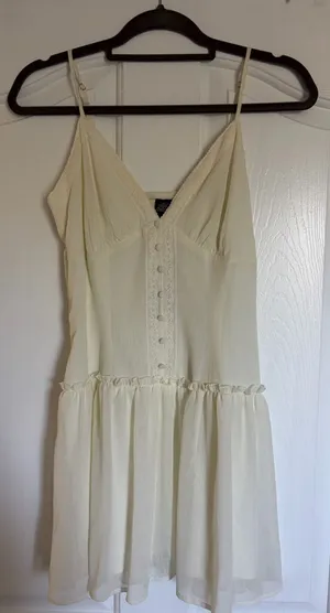 Wild Fable Cream Mini Dress thumbnail 1