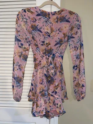 Altar'd State Pink Romper Floral thumbnail 2