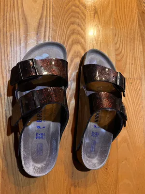 Birkenstock Birko-flor Glitter Double Strap womens size 7.5 thumbnail 8