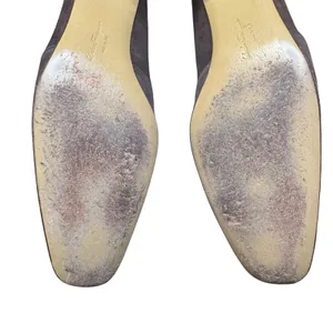 Salvatore Ferragamo Shoes Womens Size‎ 7.5 4A Brown Suede Square Toe Pumps Italy thumbnail 11