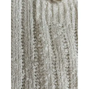 Nine West cream v-neck ribbed knit long sleeve button front cardigan sweater S thumbnail 4