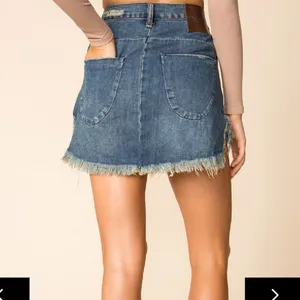 One Teaspoon Vanguard Mid Rise Relaxed Denim Mini Skirt thumbnail 2