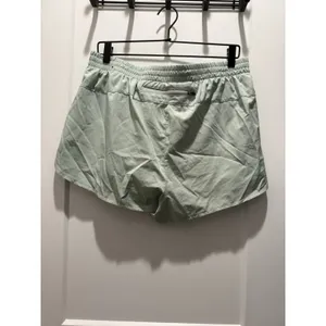 Asics Shorts Womens XL Green Running Activewear 2 in 1 Elastic Waist Lined Woven thumbnail 3