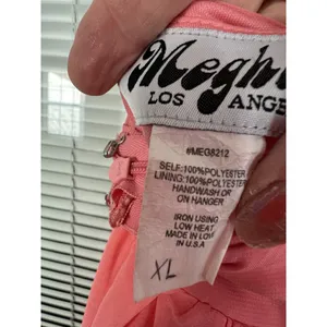 Meghan LA Enchanted Garden Maxi Dress Buff PINK XL NWT‎ $476 thumbnail 8