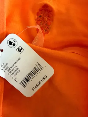 Free People Double Bubble Set in Hot Watermelon/ Neon Orange, Size L thumbnail 10
