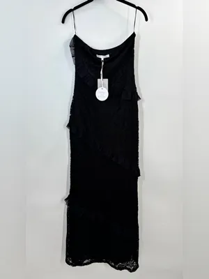 Revolve More To Come Xandra Maxi Dress in Black thumbnail 4