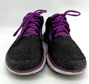 Brooks PureCadence 7 Running Shoe Lace Up Low Reflective Athletic Black Purple 8 thumbnail 5