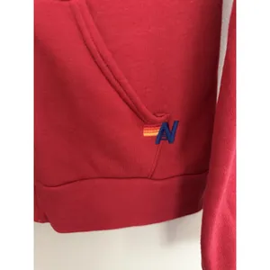 Aviator Nation "Surf Naked" Zip Up Hoodie Red Unisex Size Small thumbnail 7
