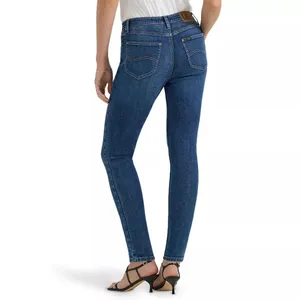 NWT Women's Lee® Legendary Mid-Rise Skinny Jeans Size 18 P thumbnail 2