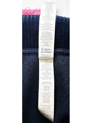 Alo Cropped Cozy Day Henley Pullover Navy V-Neck Velvet Velour Chevron Sweater S thumbnail 13