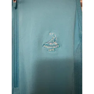 Adidas Womens Pinehurst 1895 Golf Dress‎ Blue Sleeveless Quarter Zip Size Medium thumbnail 3