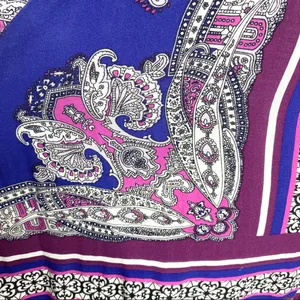Cynthia Rowley Purple Pink Paisley Sleeveless Button Back Blouse Top Size Large thumbnail 12