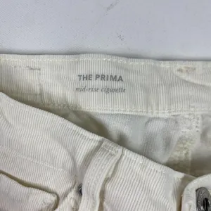 AG Adriano Goldschmied Prima‎ Jeans Womens 25R White Corduroy Cigarette thumbnail 11