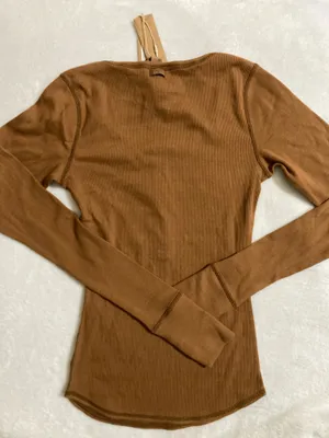 SKIMS Cotton Rib Henley XS thumbnail 2
