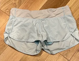 Lululemon speed‎ up Athletica Light blue Athletic Shorts 8 thumbnail 1
