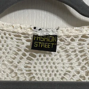 Cream Open Knit Sheer Lace Long Sleeve Duster Cardigan Boho Festival Hippie thumbnail 5