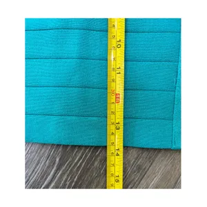 Bebe Crop Top Teal Cutout Bandage Y2K Going Out Party NWT Large thumbnail 4
