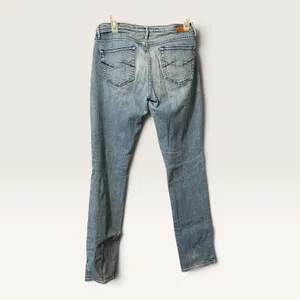 Abercrombie & Fitch Size 6 Blue Low Rise Skinny Jeans Vintage Y2K Light Wash thumbnail 2