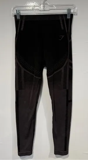 Seamless Black Gymshark booty contour Leggings thumbnail 1