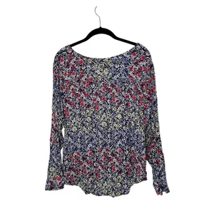 A.N.A Floral Long Sleeve Top Sz Xxl thumbnail 2