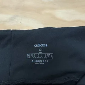 Adidas Women’s Desire 2 Move Training Tights Leggings‎ Cropped Black White Small thumbnail 9